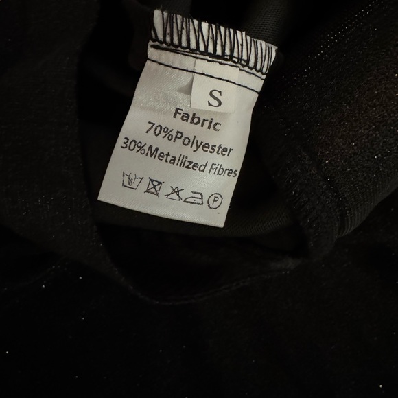 Small Women's Two Piece Outfit Sparkle Sequin - Picture 3 of 5